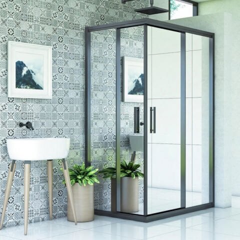 Mira Bella Reflekte Cam Dikdörtgen Duşakabin