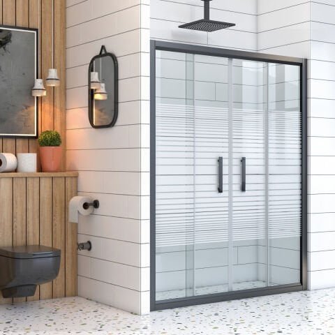 Mira Verde Orta Açılır 2 Sabit 2 Sürgü Duşakabin