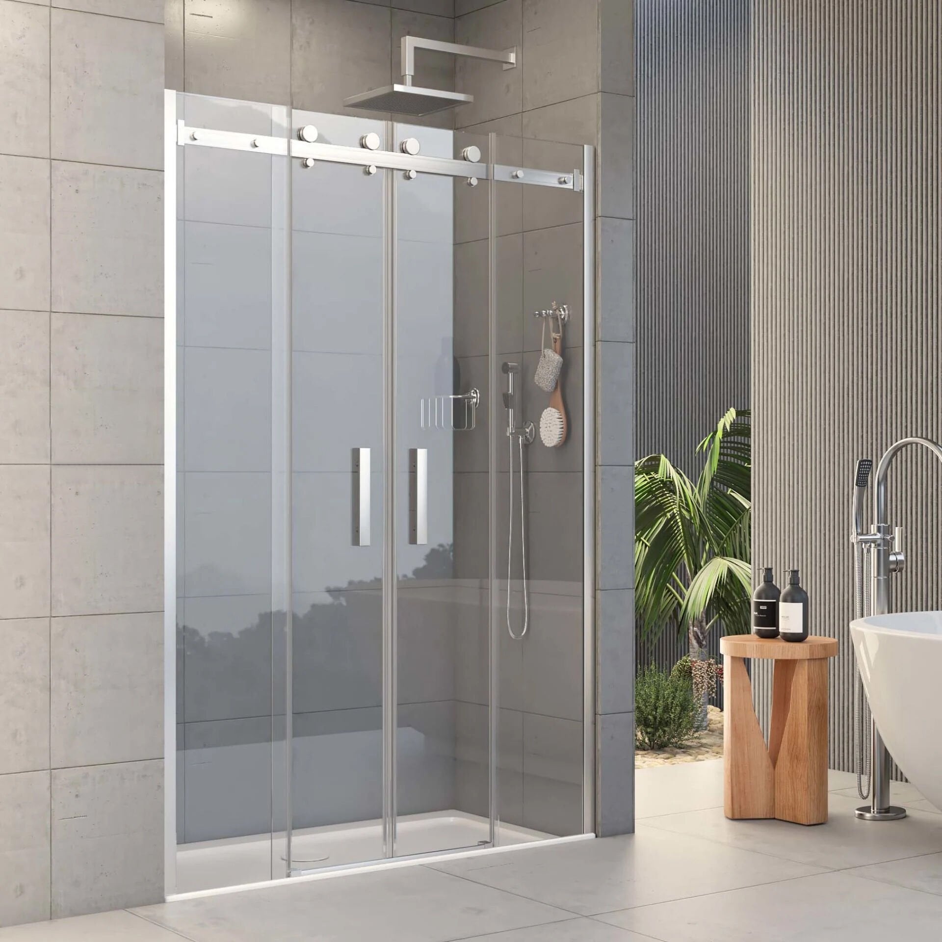 Urbano  Vision Orta Açılır 2 Sabit 2 Çalışır Duşakabin