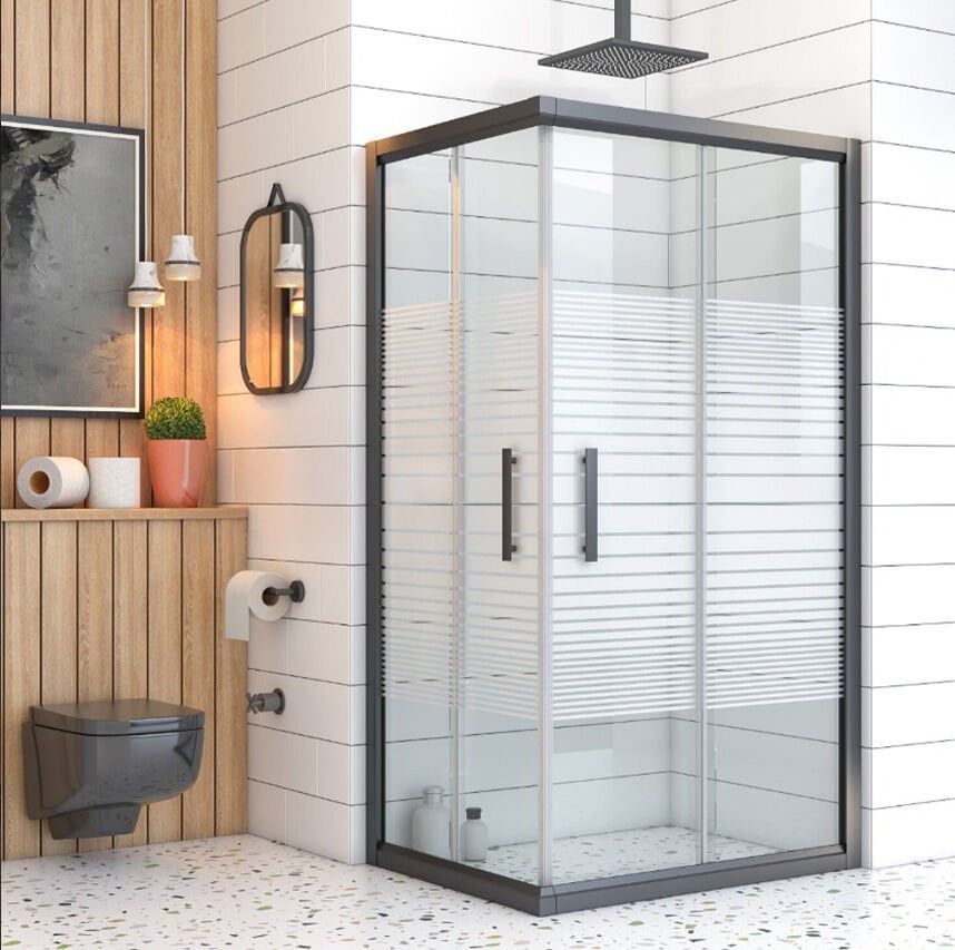 Siyah Dikdörtgen Duşakabin (4)