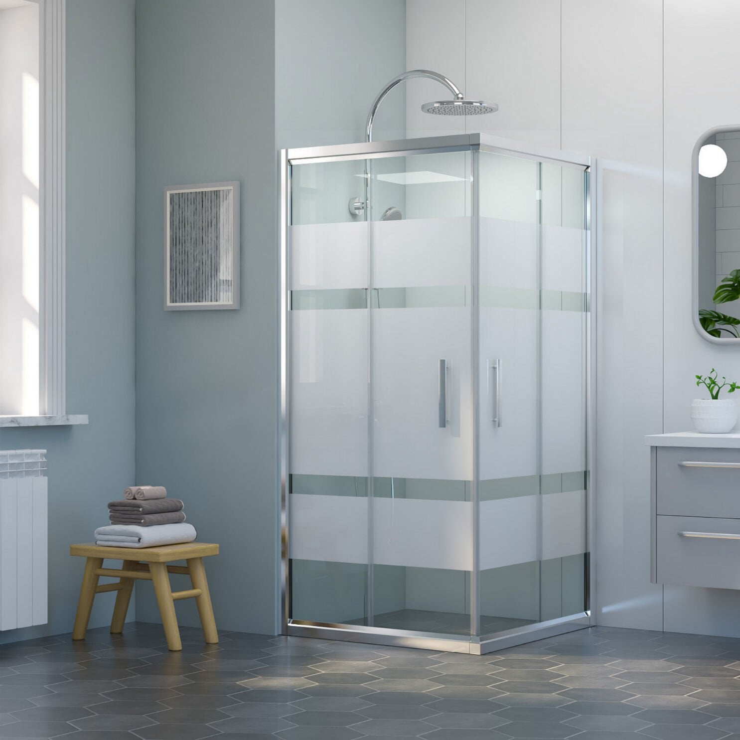 Nova Velox Kare Duşakabin