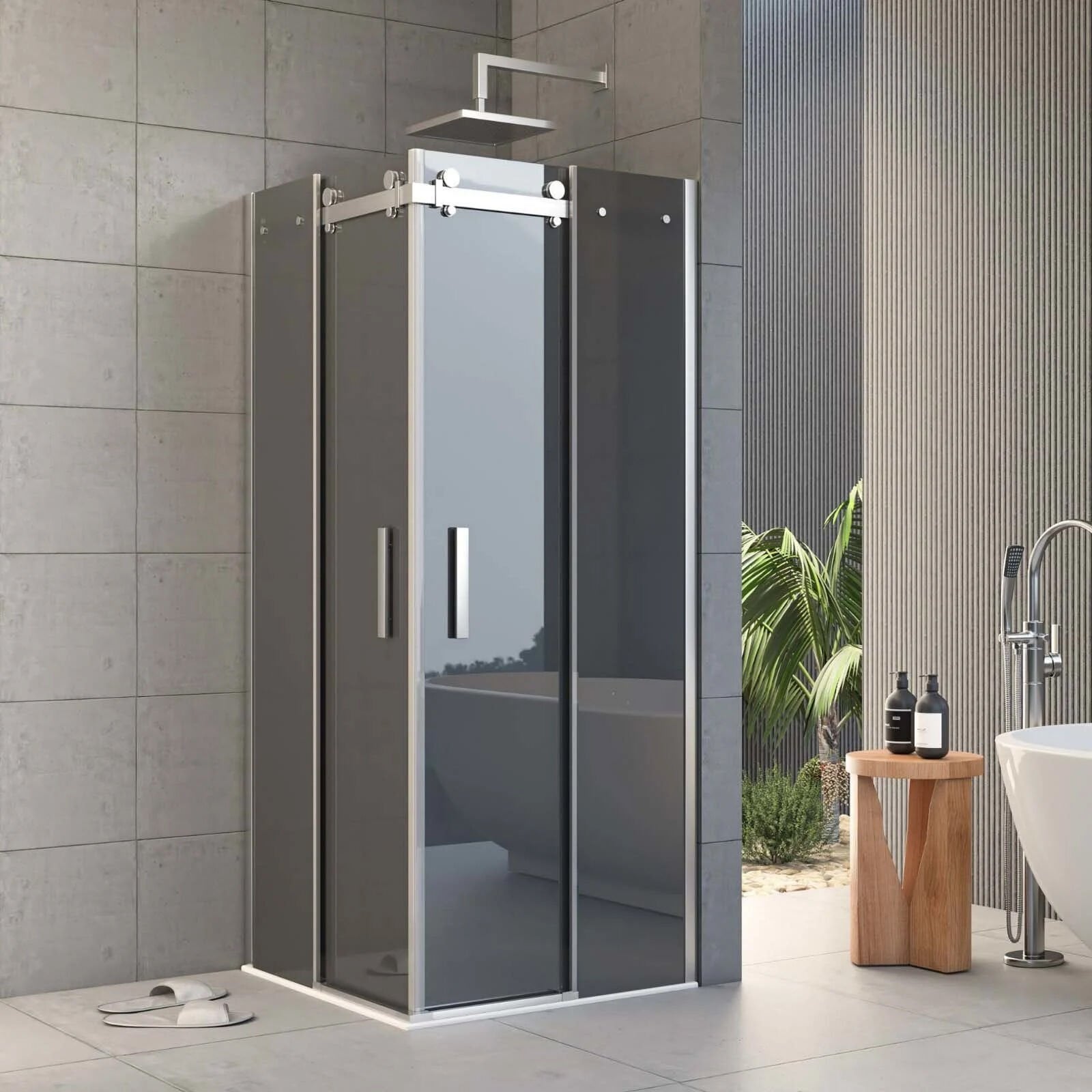 Urbano Metro Kare Duşakabin