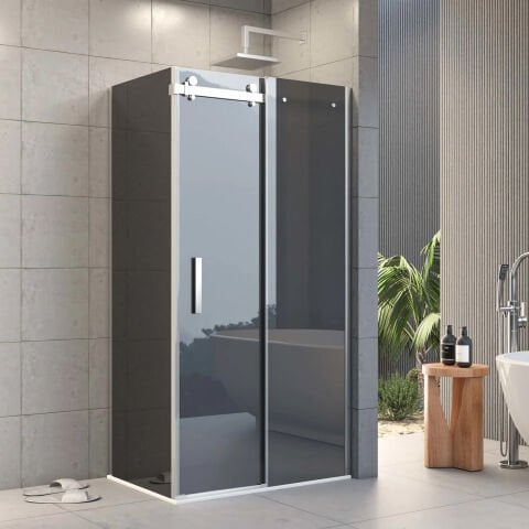 Urbano Metro Sabit Panelli Dikdörtgen Duşakabin