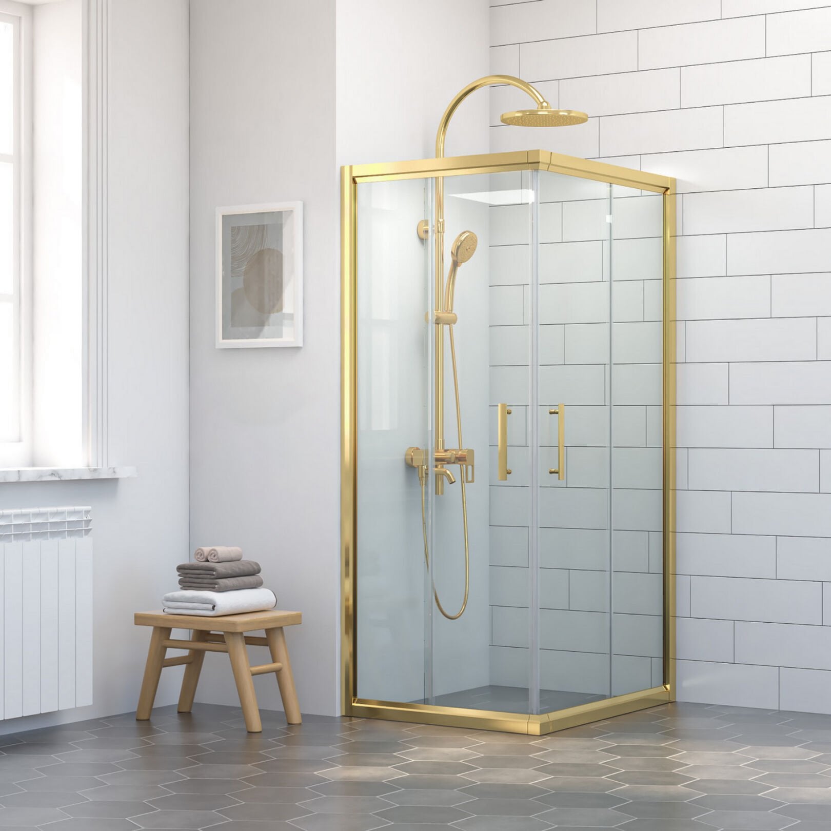 Shine Tempo Kare Duşakabin